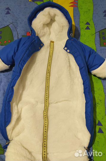 Конверт-комбинезон меховой