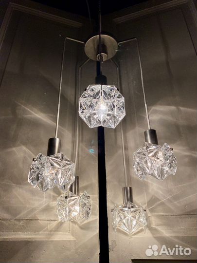 Хрустальная люстра СССР искра