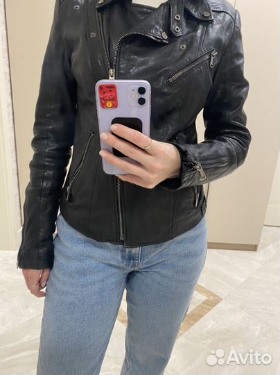 Куртка кожаная женская