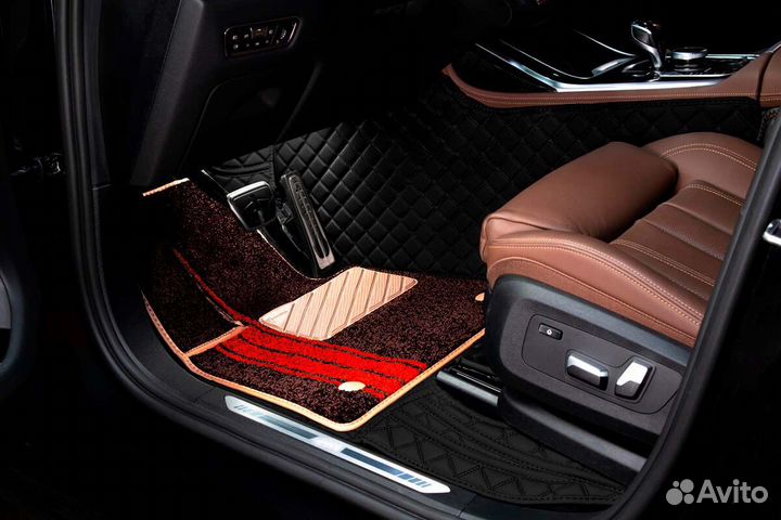 3D Коврики Ford Explorer 5 Escape 3 Экокожа