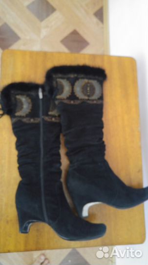 Натуральная замша, мех, вышивка Для рукоделия