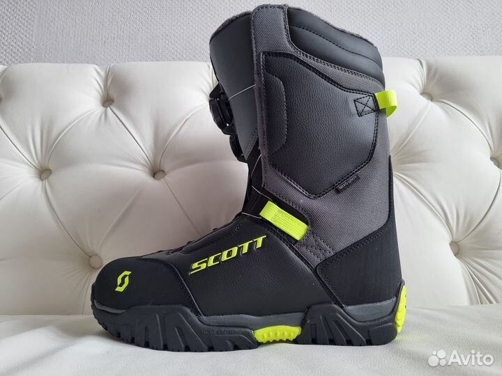 Боты снeгоxoдныe scott X-Trax Evo sаfеtу уеllоw