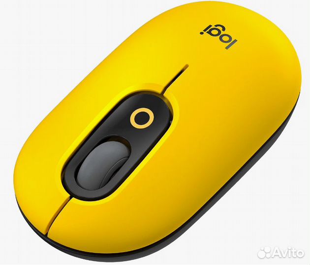 Компьютерная мышь logitech pop blast желтая