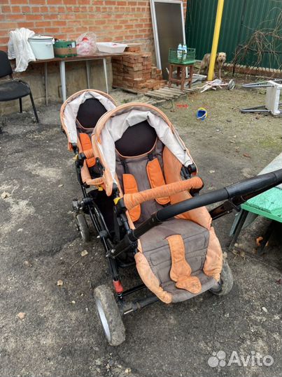 Коляска для двойни 2 в 1