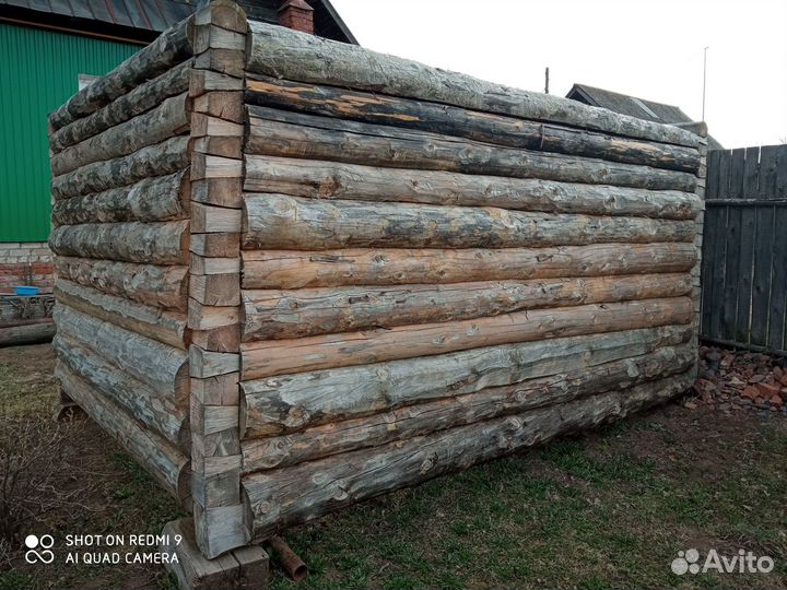 Сруб бани 3х4