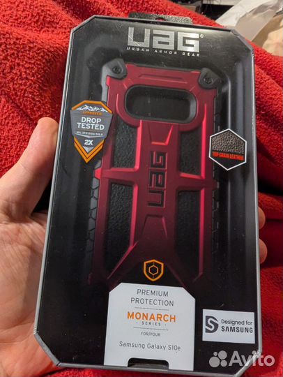 Чехол uag galaxy s10e monarch противоударный