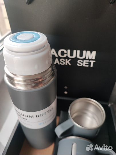 Термос с кружками подарочный набор для пикника