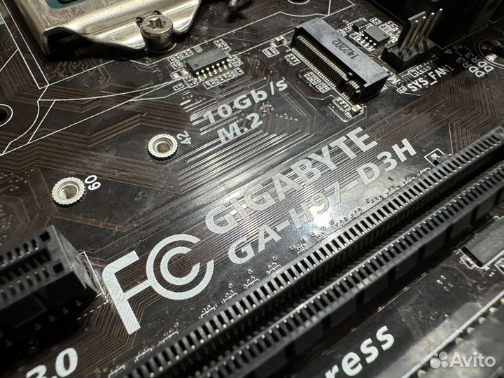 Gigabyte GA-H97-D3H + Intel core i7