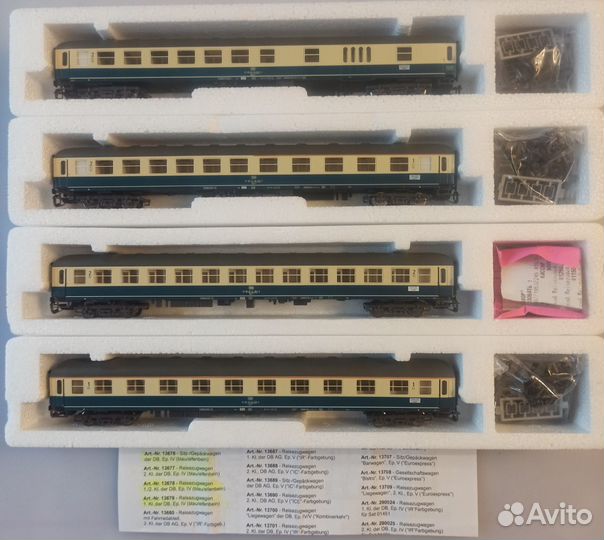 Наборы составов к железной дороге 1/120, 12mm, TT