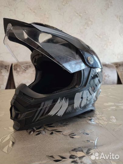 Шлем кроссовый бу
