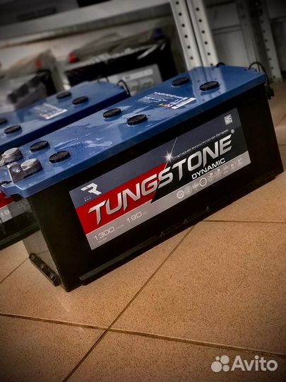 Аккумулятор Tungstone 190 Ампер на Камаз