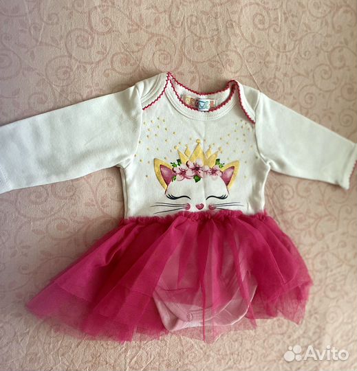 Платье боди для девочки 62