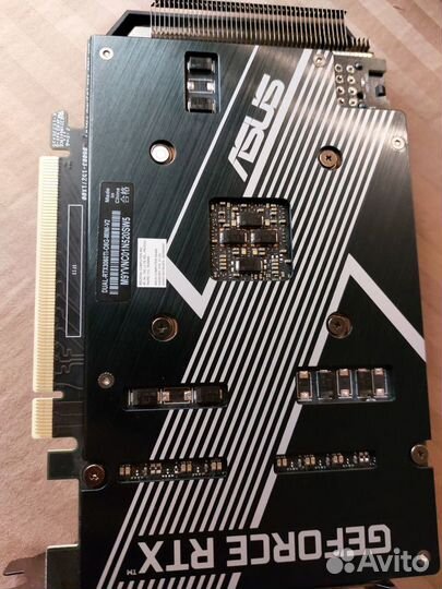 Видеокарта Asus GeForce RTX 3060ti dual 8gb(LHR)