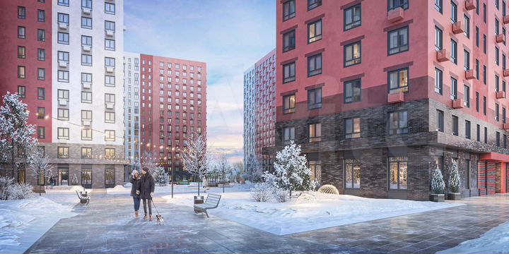 2-к. апартаменты, 62,7 м², 10/17 эт.
