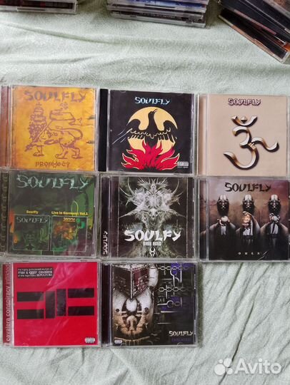 CD slayer,sepultura,biohazard,iron maiden