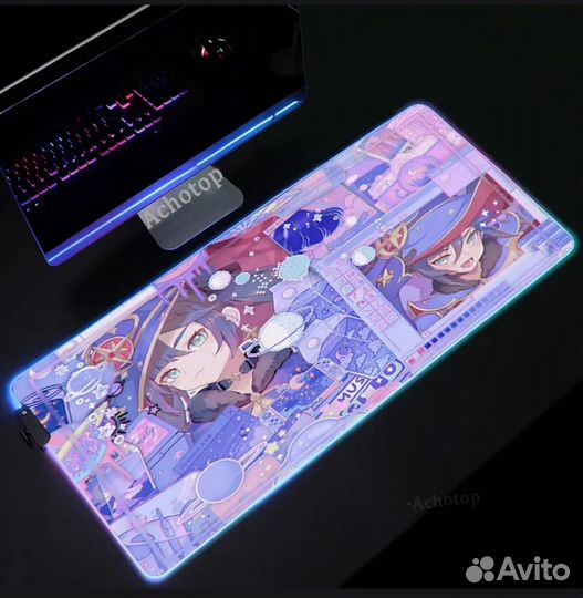 Коврик для мыши 80см на 30см Genshin Impact