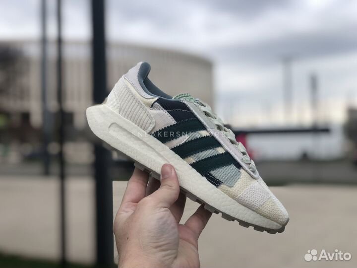 Кроссовки Adidas Retropy E5 White Green