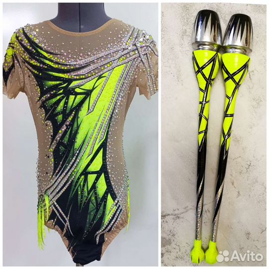 Обмотка предметов для художественной гимнастики