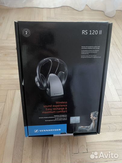 Беспроводные наушники sennheiser rs120ii