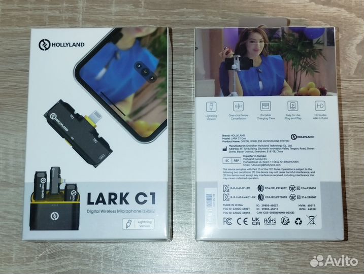 Радиомикрофон Hollyland Lark C1 Duo (для iPhone)