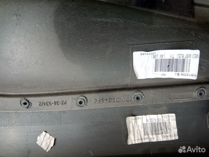 Обивка задней левой двери Peugeot 206