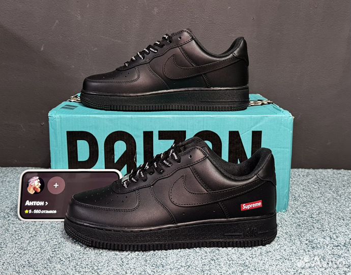 Кроссовки Nike Air Force 1 supreme оригинал