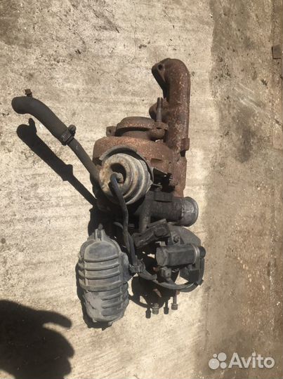 Выпускной коллектор с турбиной на m57