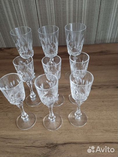 Хрустальные фужеры бокалы