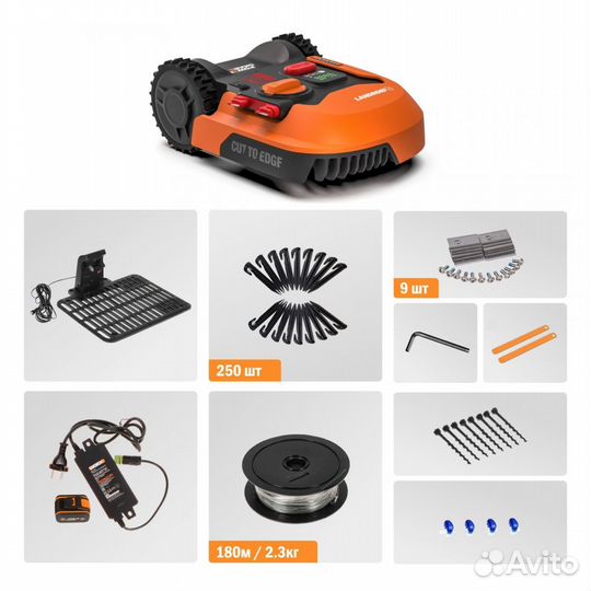 Робот газонокосилка Worx Landroid WR143E (1000м2)