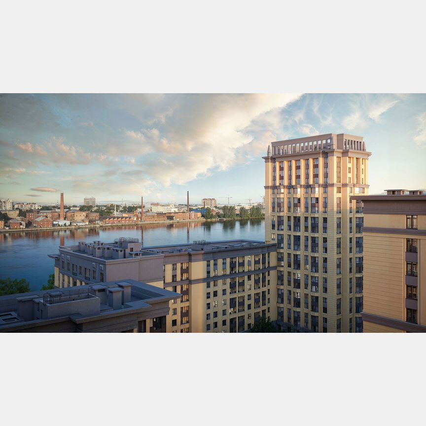 1-к. квартира, 44 м², 16/18 эт.