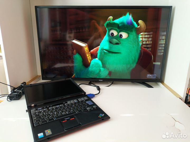 Ноутбук IBM ThinkPad T40 + Монитор Benq