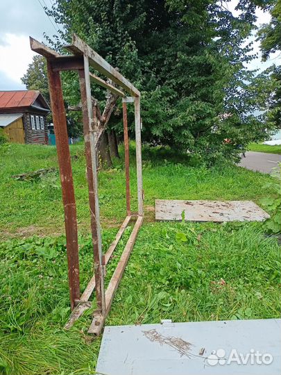 Ворота гаражные бу