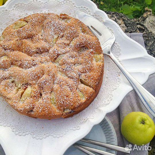 Рождественский пирог (шарлотка)