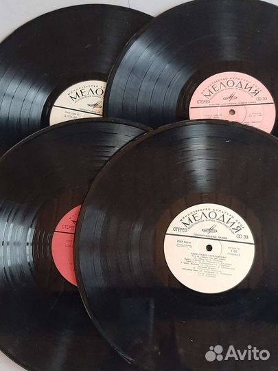 Пластинки виниловые СССР