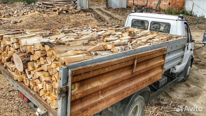 Дрова колотые из березы