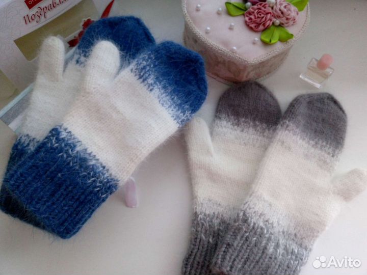 Вяжу на заказ варежки, носки, пинетки