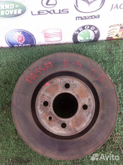 Тормозной диск передний Volkswagen Passat B3 G60