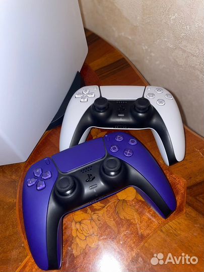 Sony playstation 5 ps5 с дисководом 2 джойстика