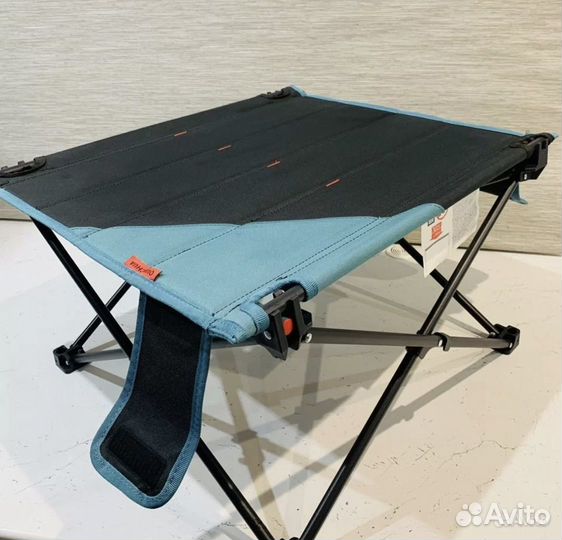 Стол походный складной MH100 низкий серый quechua