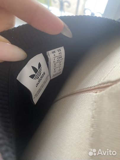 Черное облегающее платье Adidas XS