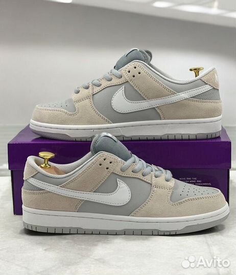 Кроссовки Nike Dunk Low SB Grey Beige