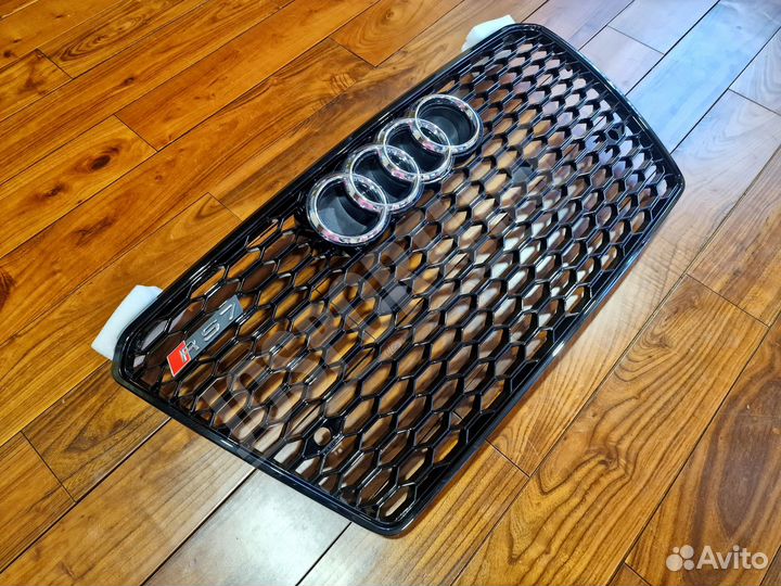 Решетка радиатора Full Black Audi RS7 4G