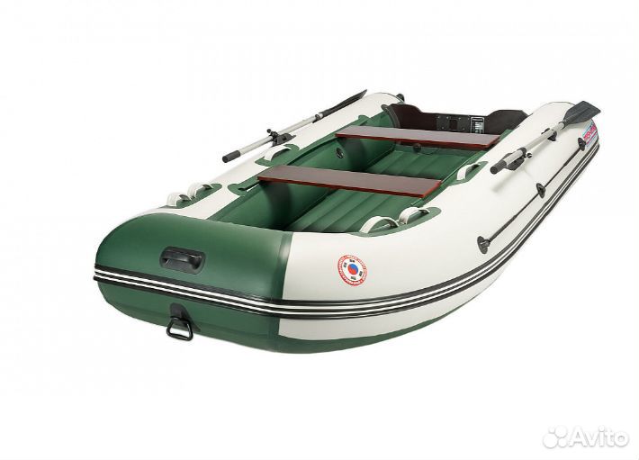 Лодка mishimo lite 400 зелено-серый