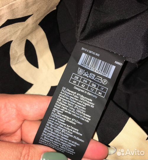 Hallhuber новое платье М хлопок