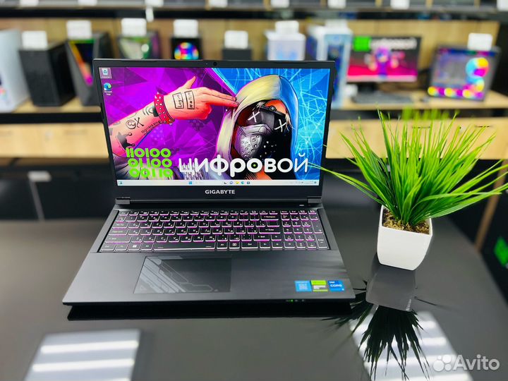 Игровой ноутбук intel Core i5-12500H/RTX 4050/SSD
