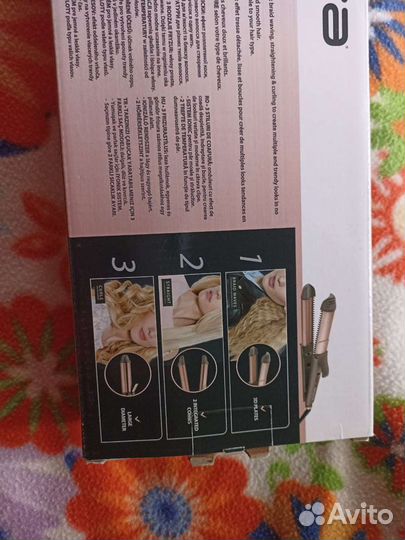 Выпрямитель для волос Мультистайлер Rowenta 3в1