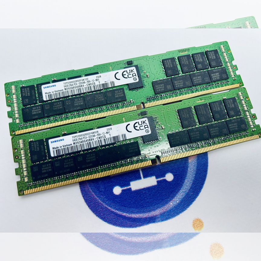 [M393A8G40BB4-CWE] Серверная Память Ddr4 64gb 3200mhz Ecc Reg M393a8g40bb4-Cwe
