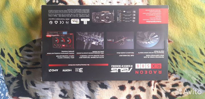 Amd radeon rx 580 8 gb asus dual