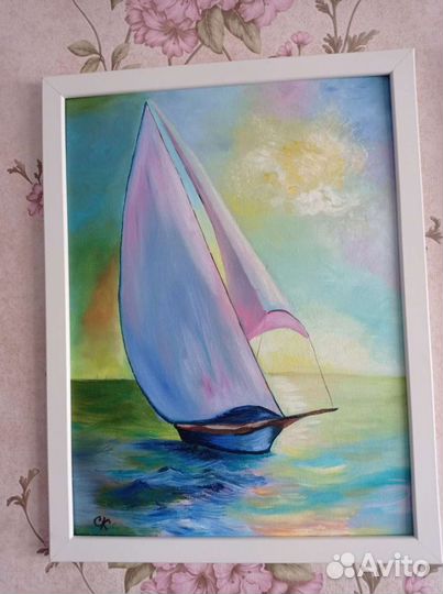 Картина маслом на холсте пейзаж