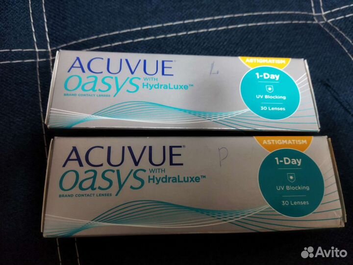 Линзы контактные acuvue oasys 1 day astigmatism